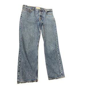 Everlane Mens Relaxed Straight Fit Blue Denim Jeans size 29Rx25.5 SKU 8376